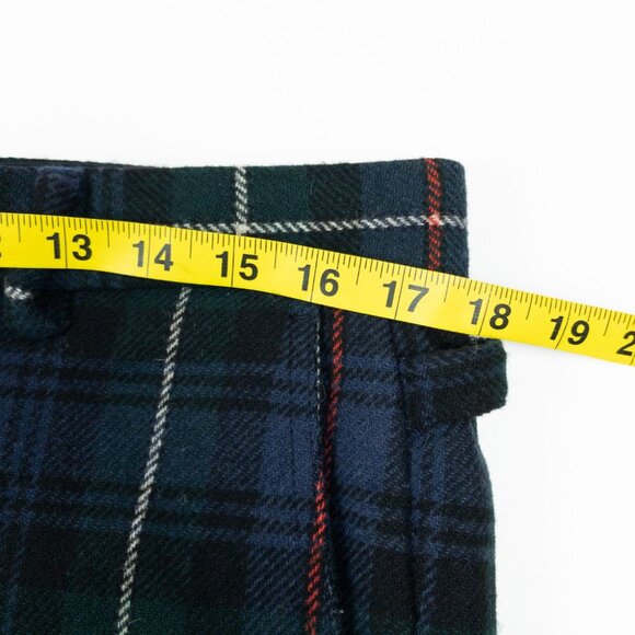 Ralph Lauren Rugby Plaid Wool Dress Pants Mens 34x29 Flat Front Preppy Tartan - Picture 13 of 14